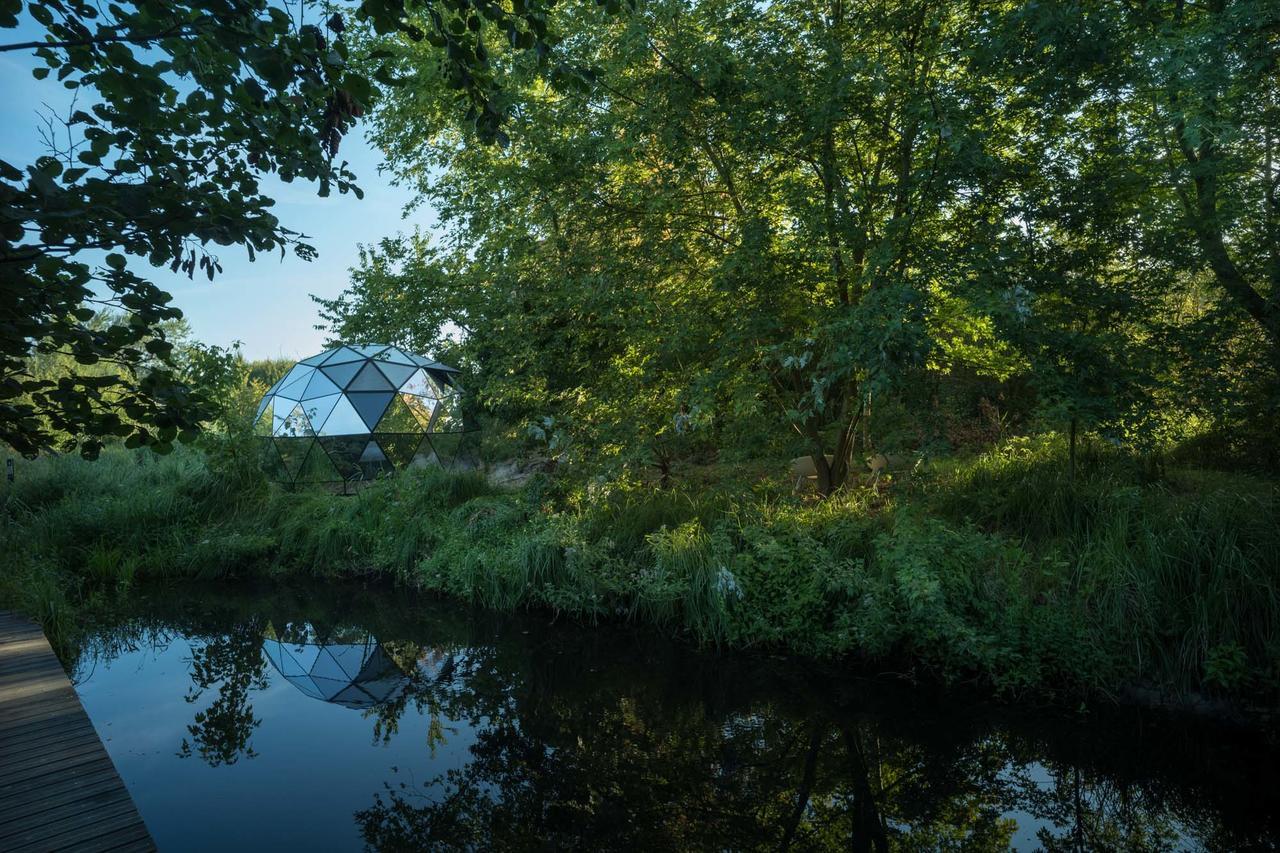 Ecolodge Le Bruit De L'Eau Saint-Quentin-en-Tourmont Extérieur photo